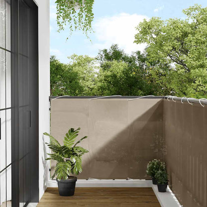 Paravento da Balcone Tortora 120x1000 cm 100% Poliestere Oxford | homemem39