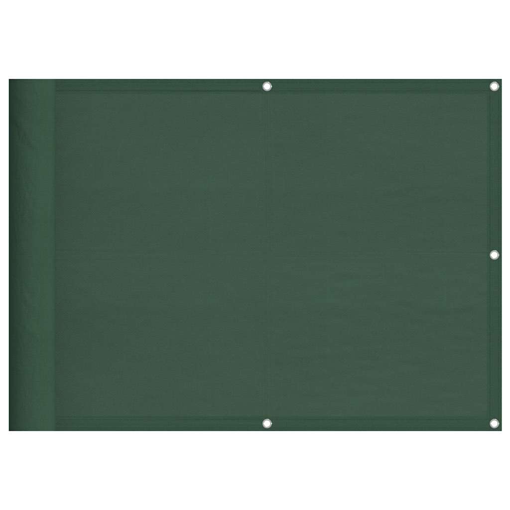 Paravento Balcone Verde Scuro 75x800 cm 100% Poliestere Oxford