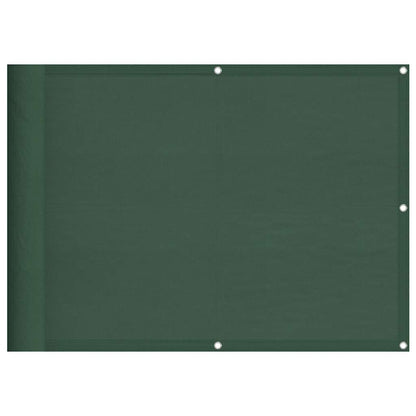Paravento Balcone Verde Scuro 75x1000 cm 100% Poliestere Oxford