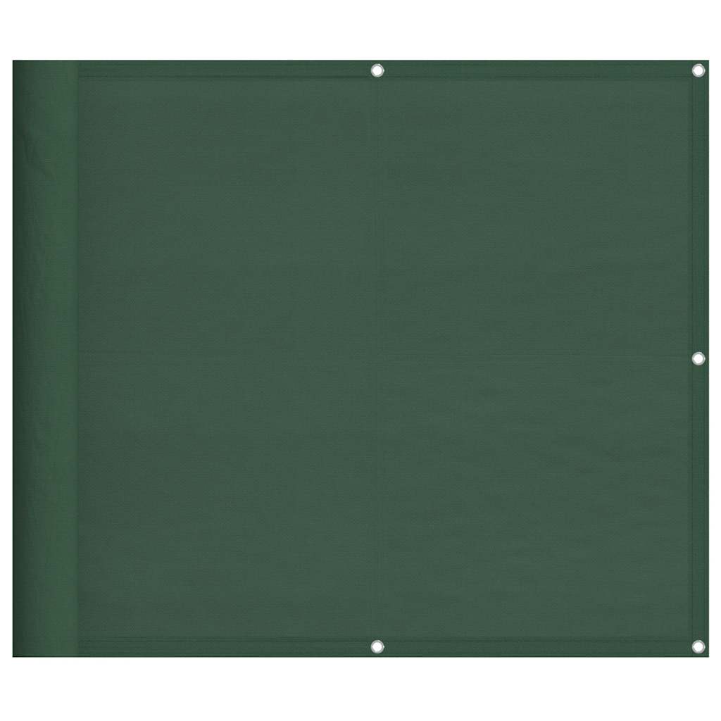 Paravento Balcone Verde Scuro 90x700 cm 100% Poliestere Oxford | homemem39