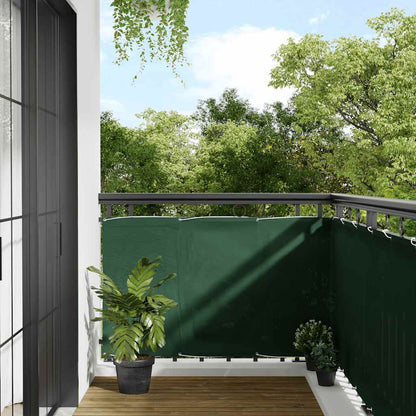 Paravento Balcone Verde Scuro 90x700 cm 100% Poliestere Oxford | homemem39