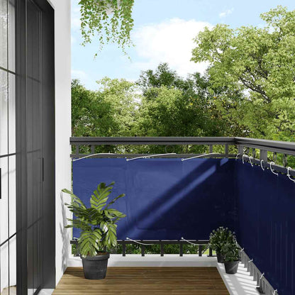 Paravento da Balcone Blu 75x700 cm 100% Poliestere Oxford | homemem39