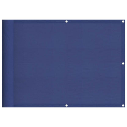 Paravento da Balcone Blu 75x800 cm 100% Poliestere Oxford