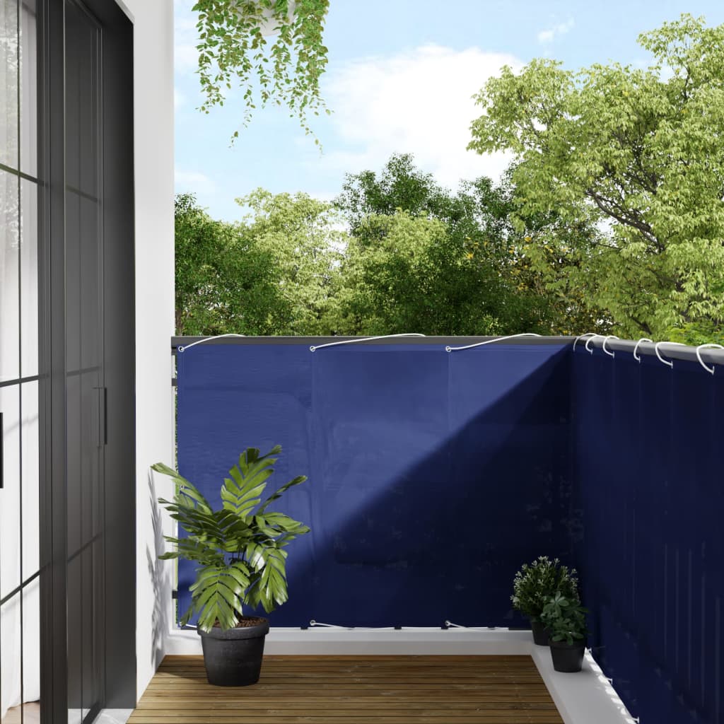 Paravento da Balcone Blu 120x700 cm 100% Poliestere Oxford | homemem39
