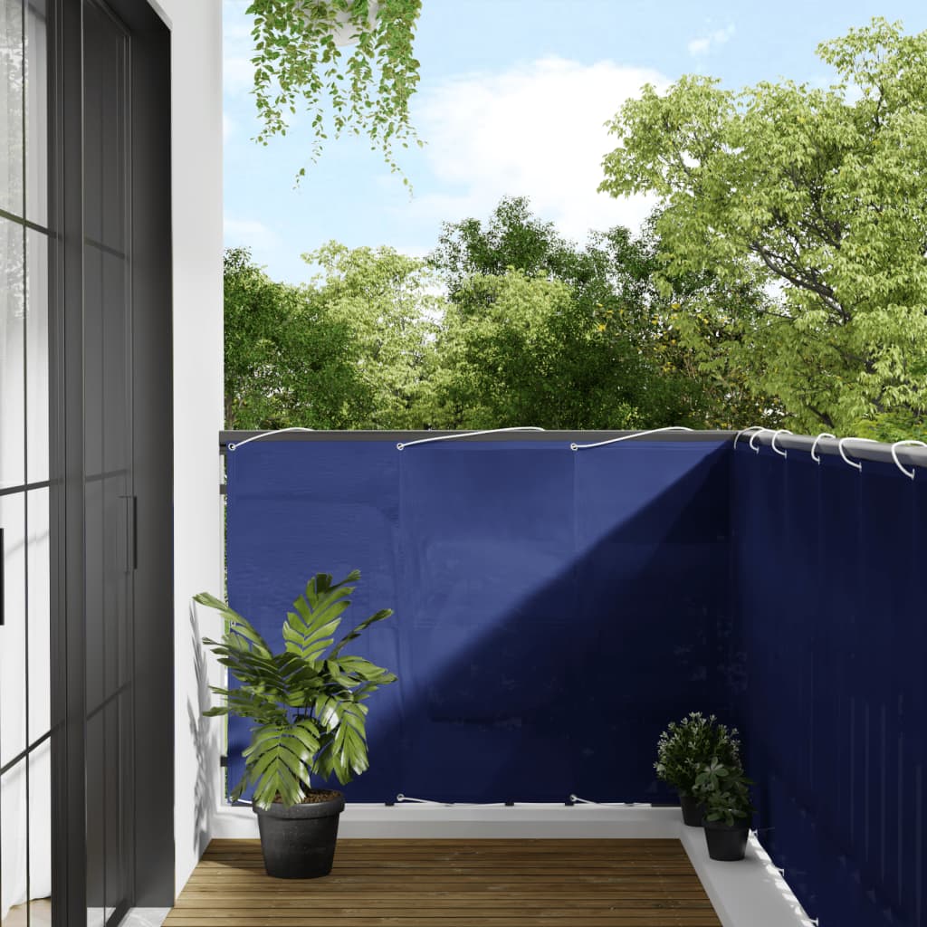 Paravento da Balcone Blu 120x1000 cm 100% Poliestere Oxford | homemem39