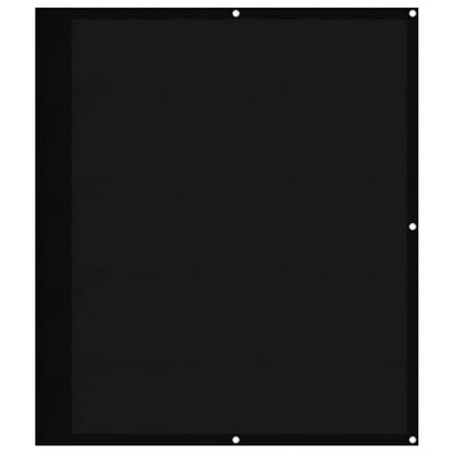 Paravento da Balcone Nero 120x1000 cm 100% Poliestere Oxford | homemem39
