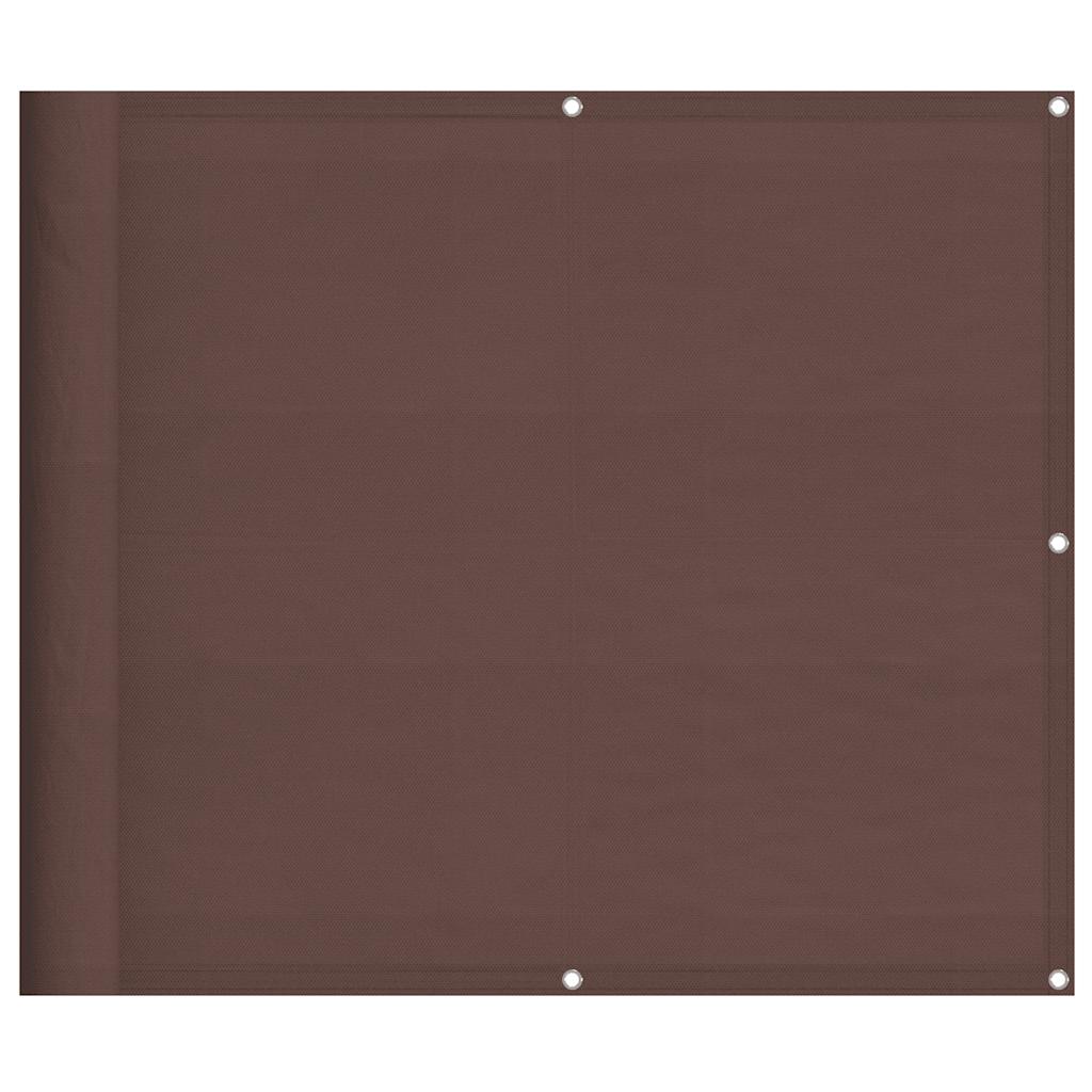 Paravento da Balcone Marrone 90x800 cm 100% Poliestere Oxford | homemem39