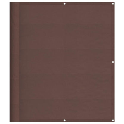 Paravento da Balcone Marrone 120x800 cm 100% Poliestere Oxford