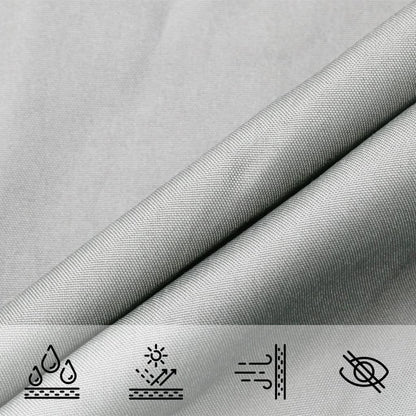 Vela Parasole Grigio Chiaro 7x7 m 100% Poliestere Oxford | homemem39