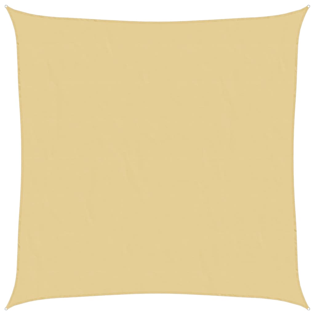 Vela Parasole Sabbia 2,5x2,5 m 100% Poliestere Oxford