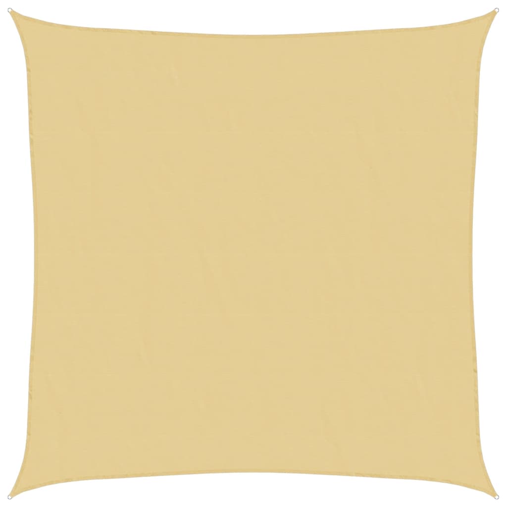 Vela Parasole Sabbia 3,6x3,6 m 100% Poliestere Oxford
