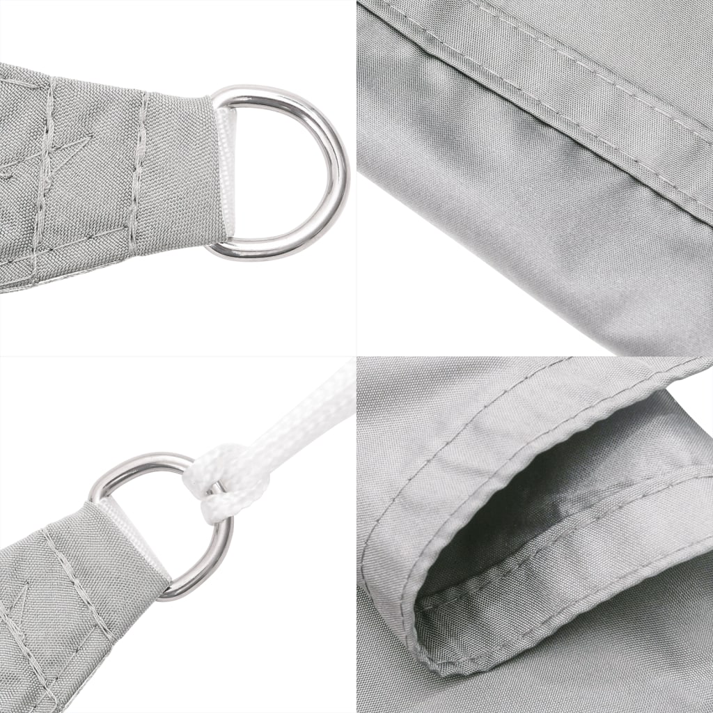 Vela Parasole Grigio Chiaro 3,5x2 m 100% Poliestere Oxford | homemem39