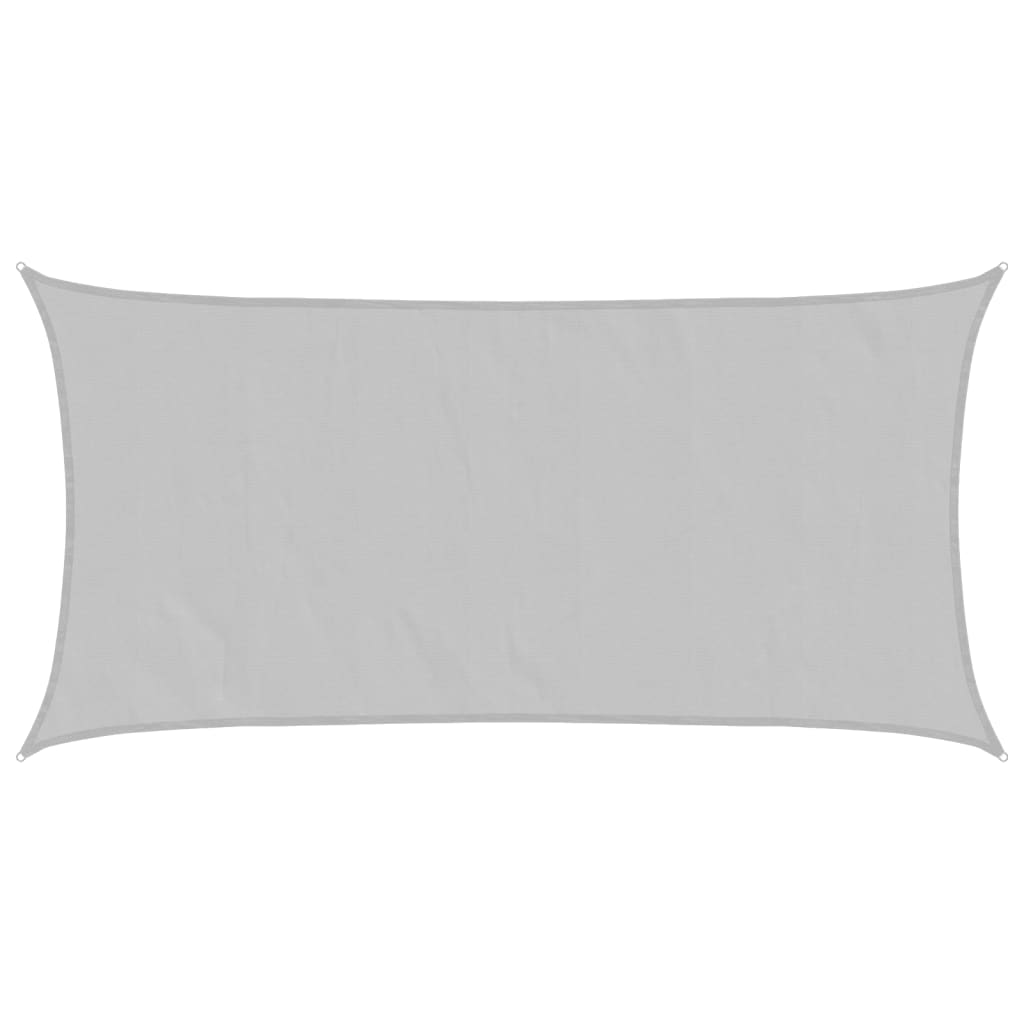 Vela Parasole Grigio Chiaro 5x2,5 m 100% Poliestere Oxford | homemem39