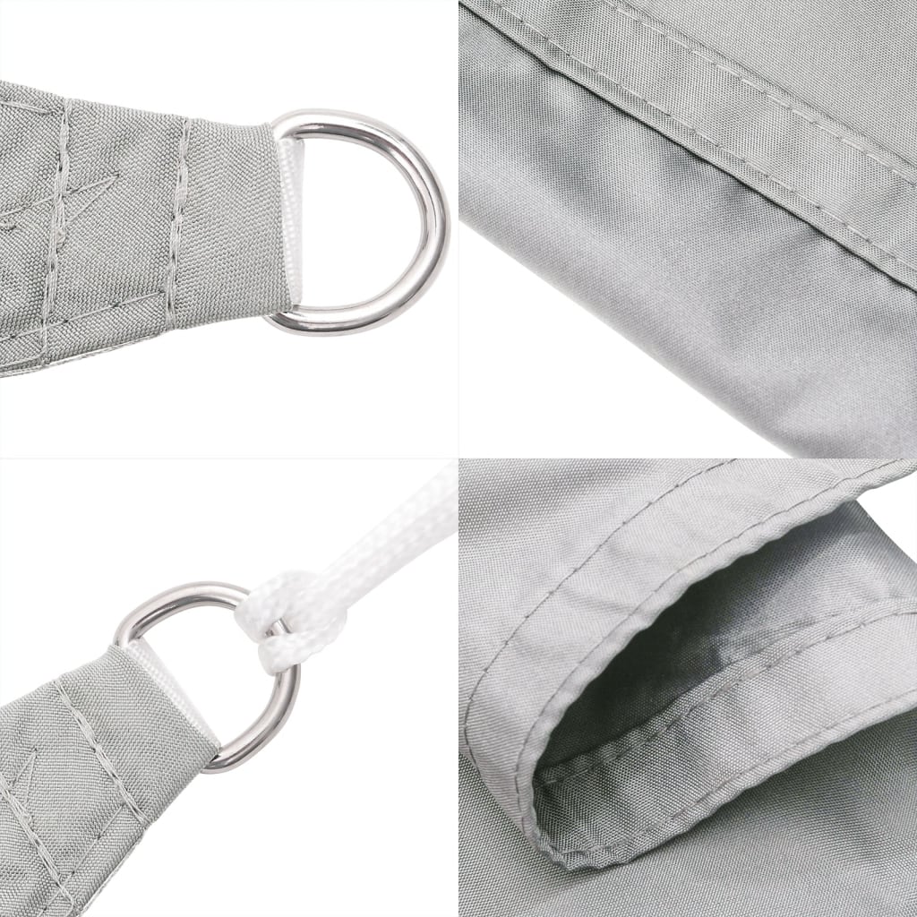 Vela Parasole Grigio Chiaro 6x3 m 100% Poliestere Oxford | homemem39