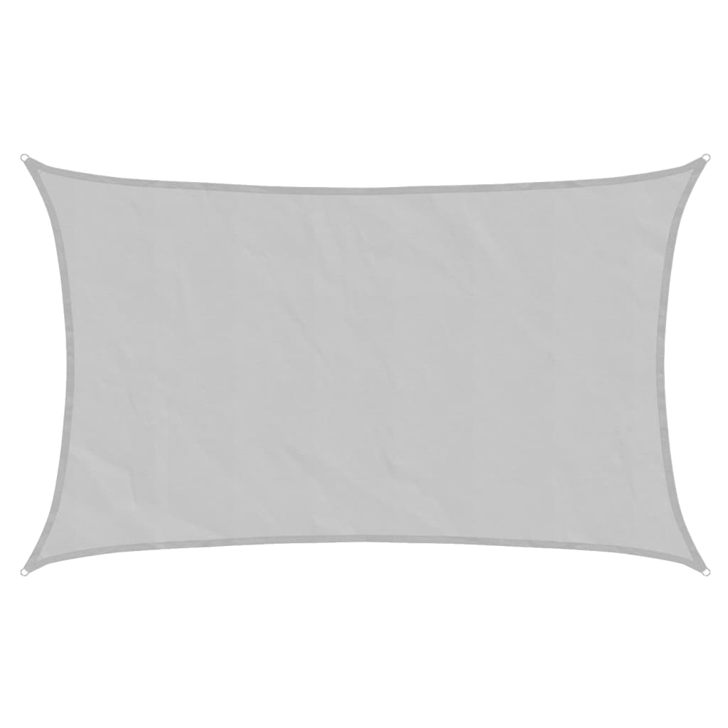 Vela Parasole Grigio Chiaro 8x5 m 100% Poliestere Oxford | homemem39