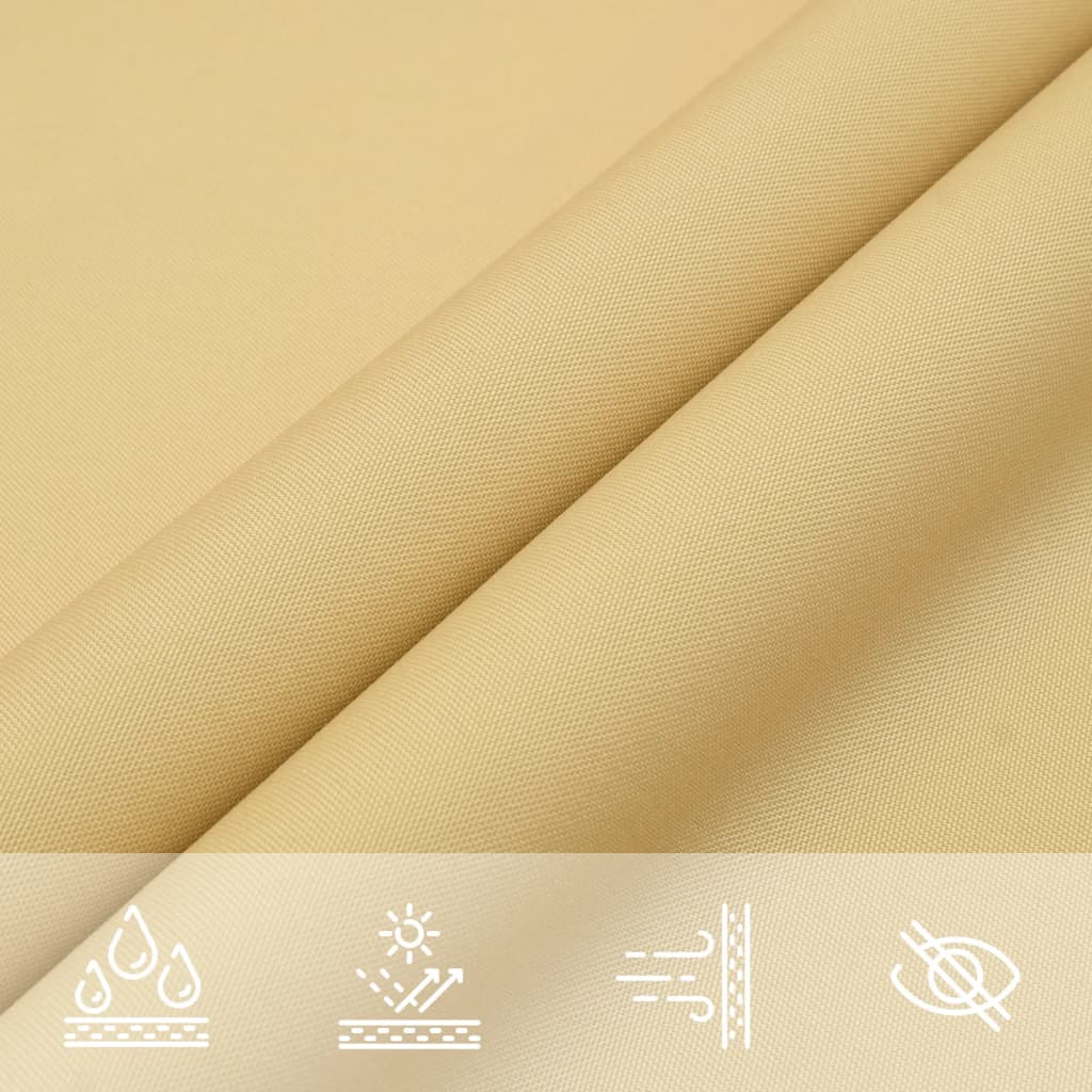 Vela Parasole Sabbia 4x3 m 100% Poliestere Oxford | homemem39
