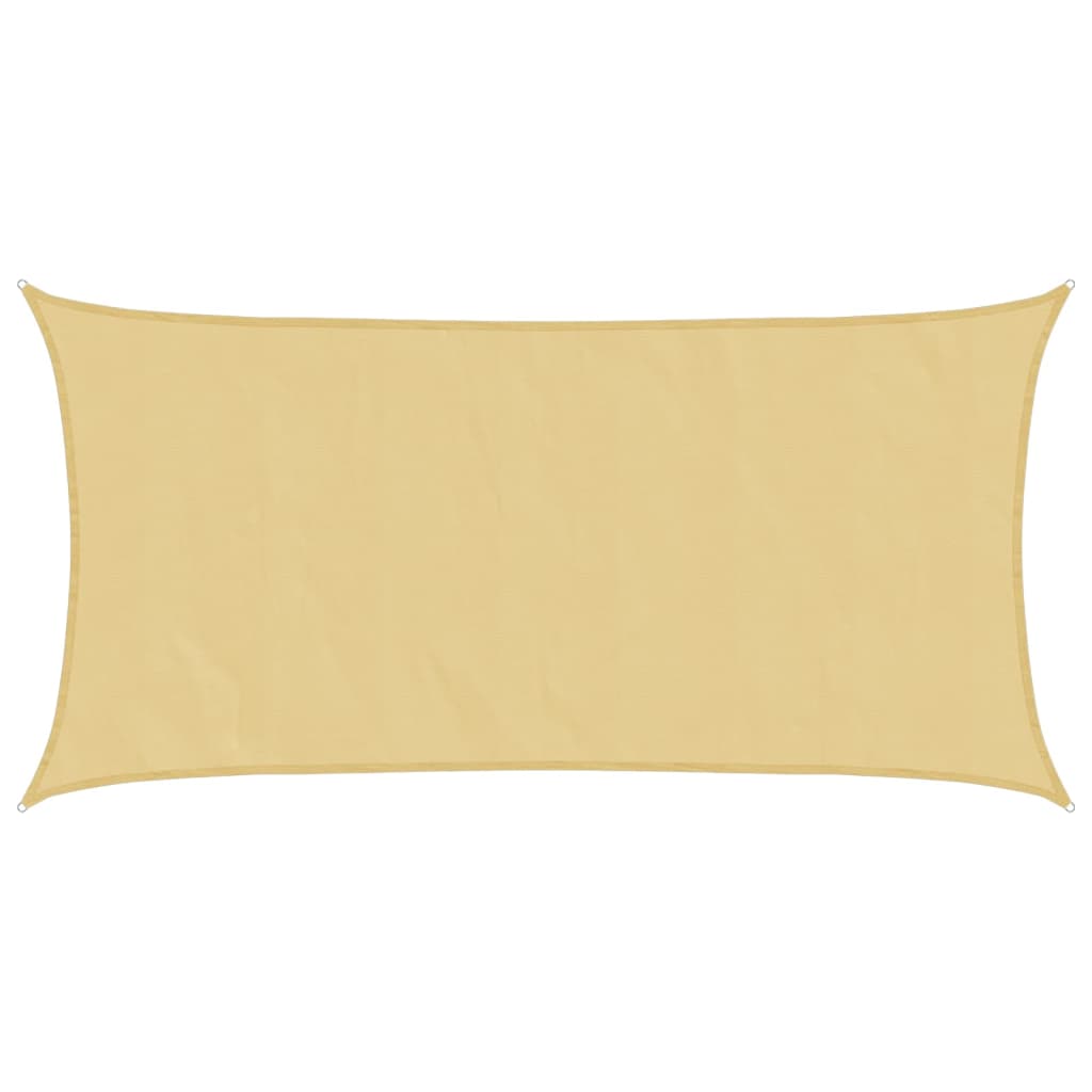 Vela Parasole Sabbia 4x7 m 100% Poliestere Oxford