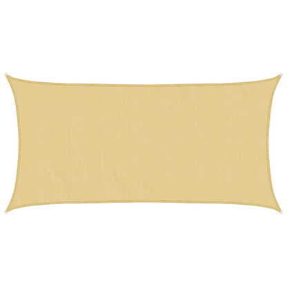 Vela Parasole Sabbia 4x7 m 100% Poliestere Oxford