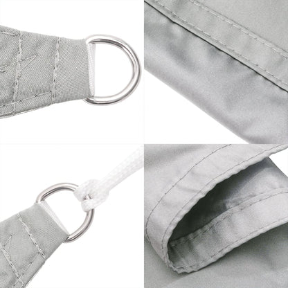 Vela Parasole Grigio Chiaro 7x5x5 m 100% Poliestere Oxford | homemem39