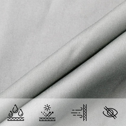 Vela Parasole Grigio Chiaro 7x5x5 m 100% Poliestere Oxford | homemem39