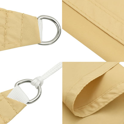 Vela Parasole Sabbia 2x2x2 m 100% Poliestere Oxford | homemem39