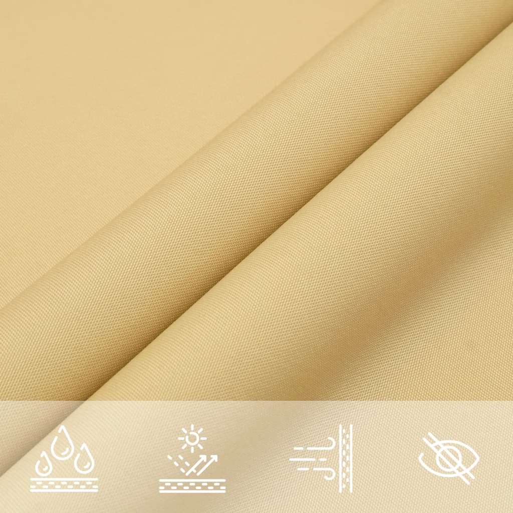 Vela Parasole Sabbia 5x5x5 m 100% Poliestere Oxford | homemem39