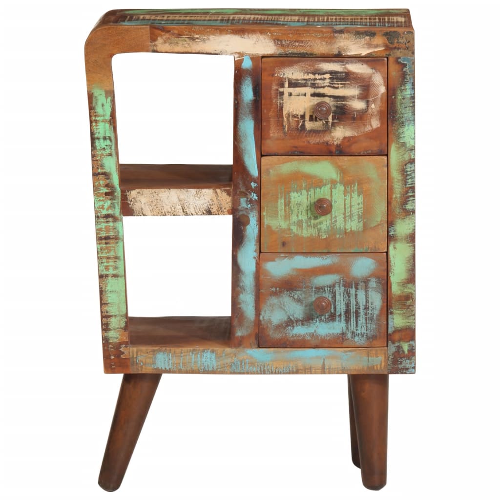 Credenza 55x30x80 cm in Legno Massello di Recupero - homemem39