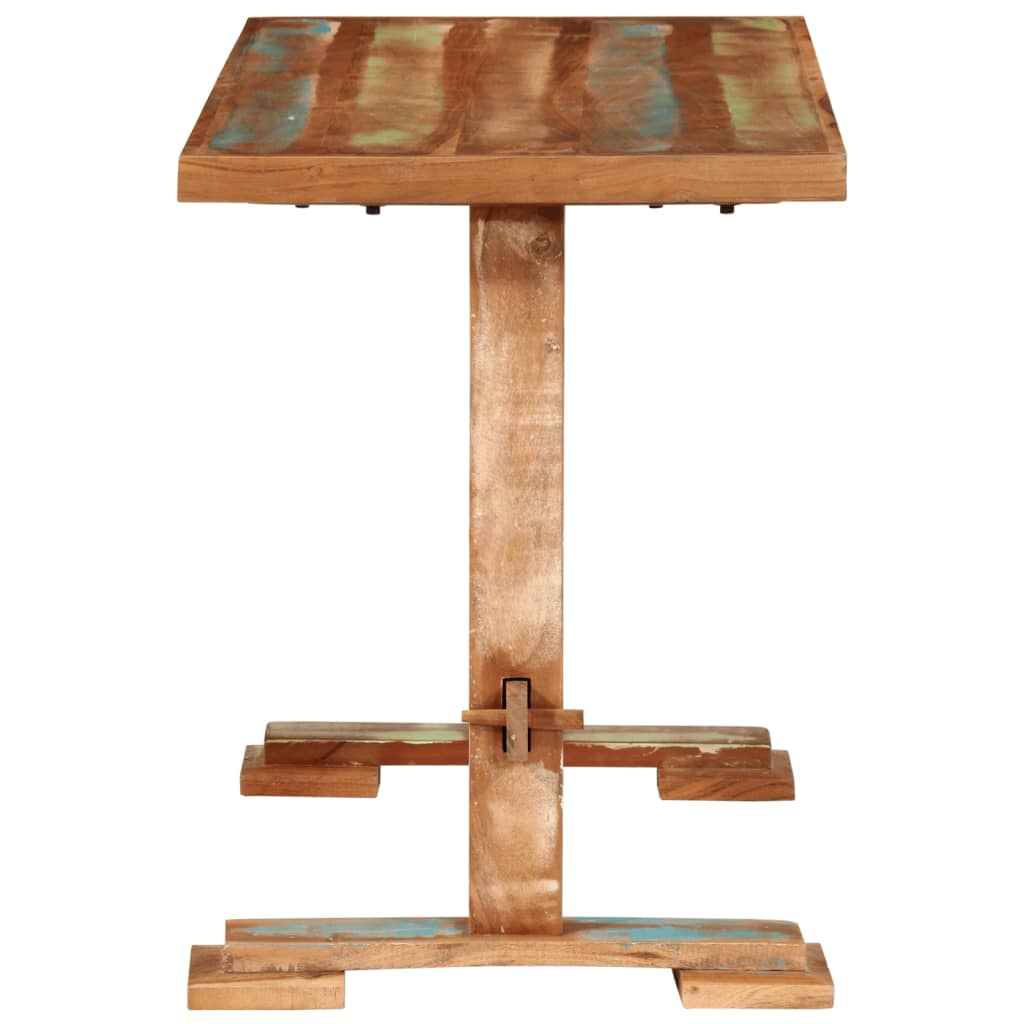 Tavolo da Pranzo 110x55x78 cm in Legno Massello di Recupero