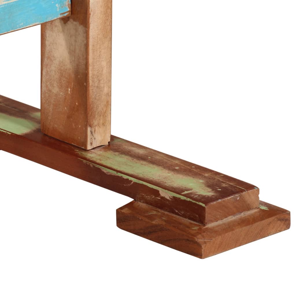 Tavolo da Pranzo 110x55x78 cm in Legno Massello di Recupero