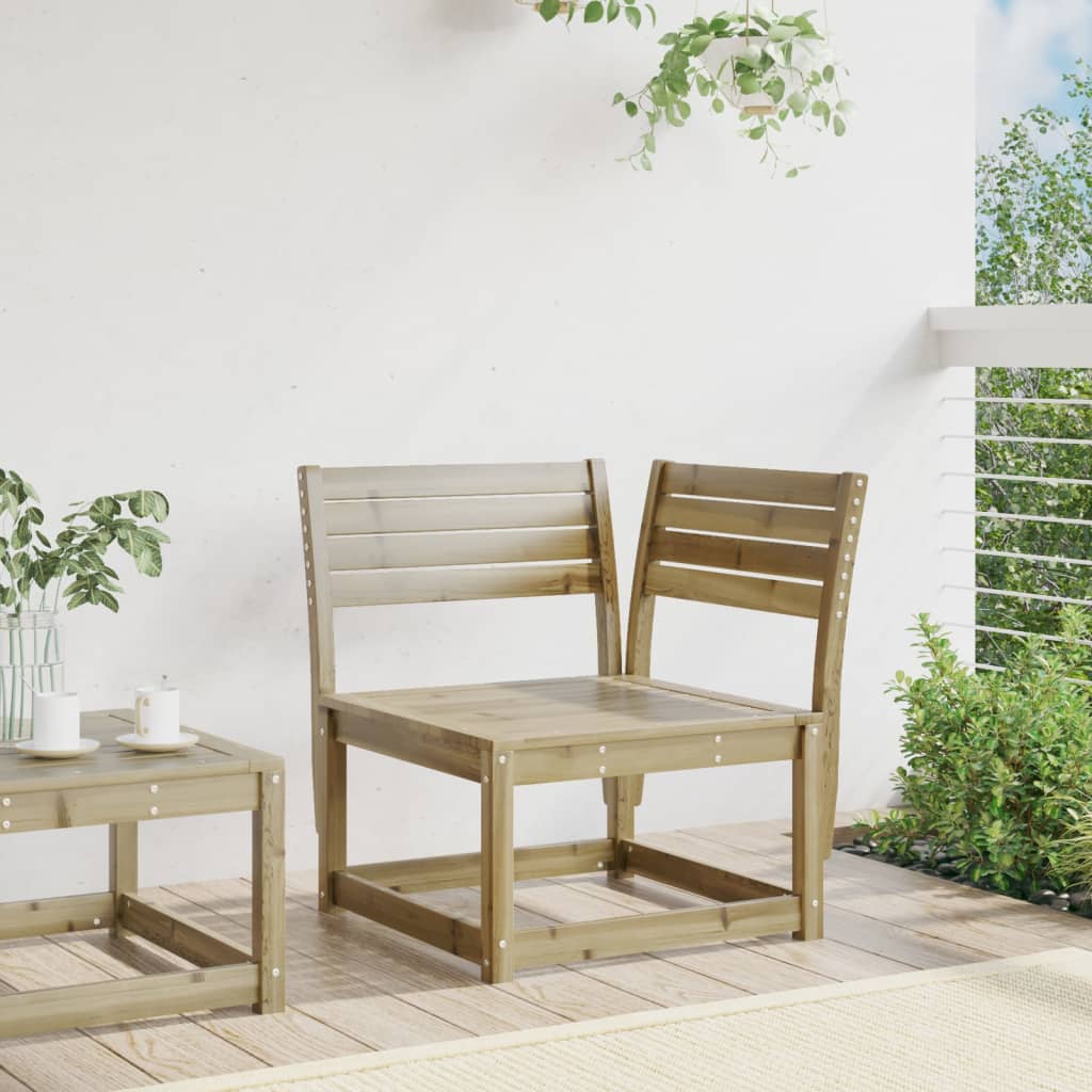 Divano Angolare da Giardino 73x73x78 cm Legno Pino Impregnato | homemem39