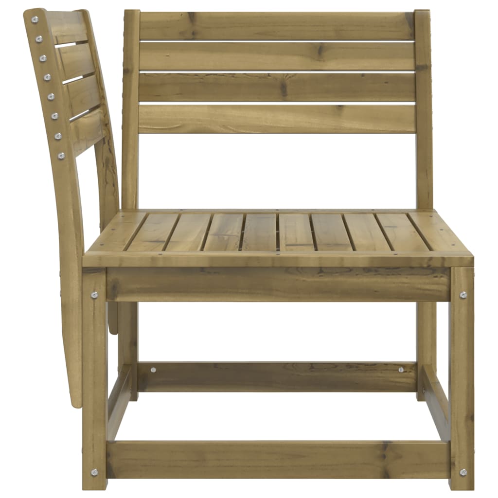 Divano Angolare da Giardino 73x73x78 cm Legno Pino Impregnato | homemem39