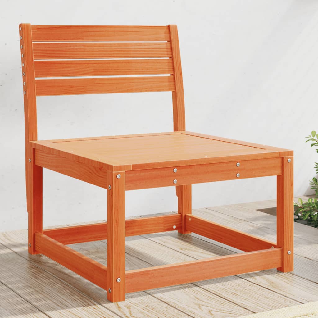 Divano da Giardino Marrone Cera in Legno Massello Pino | homemem39