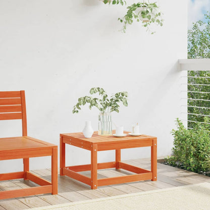 Poggiapiedi da Giardino Marrone Cera in Legno Massello di Pino | homemem39