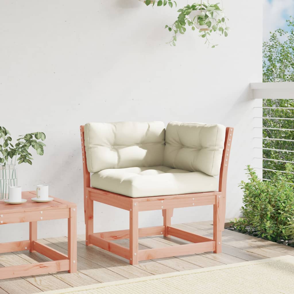Divano Angolo Giardino Cuscini 73x73x78 Legno Massello Douglas | homemem39