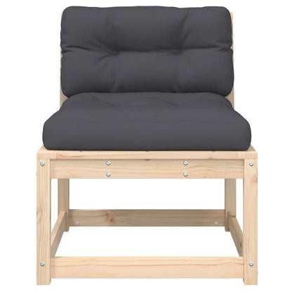 Divano da Giardino con Cuscini Legno Massello di Pino | homemem39