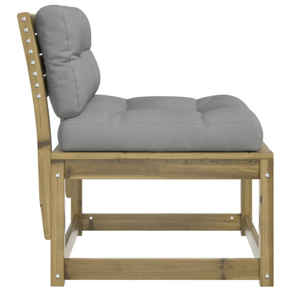 Divani Giardino con Cuscini 2 pz in Legno Impregnato di Pino | homemem39