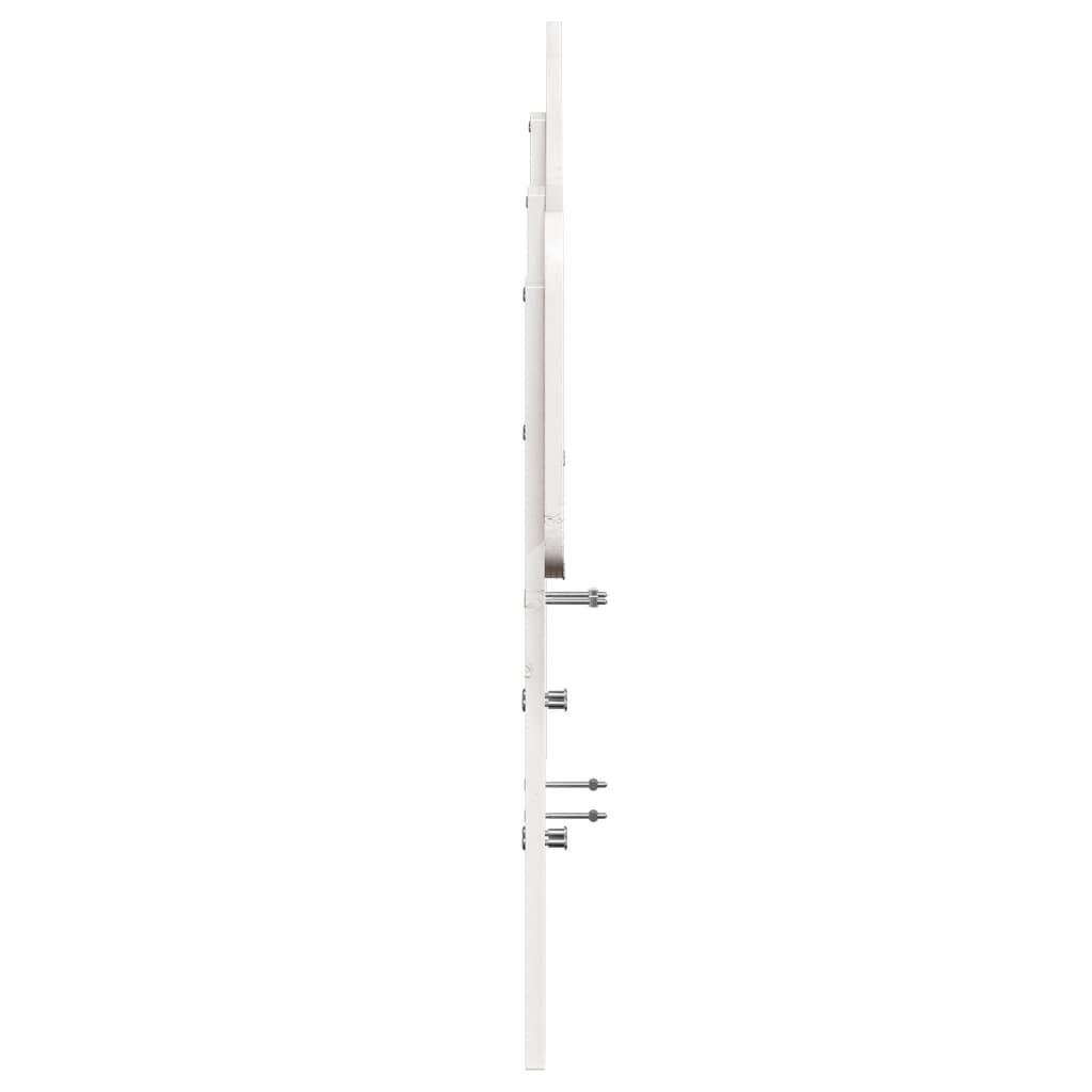 Testiera Bianca 150 cm in Legno Massello di Pino | homemem39