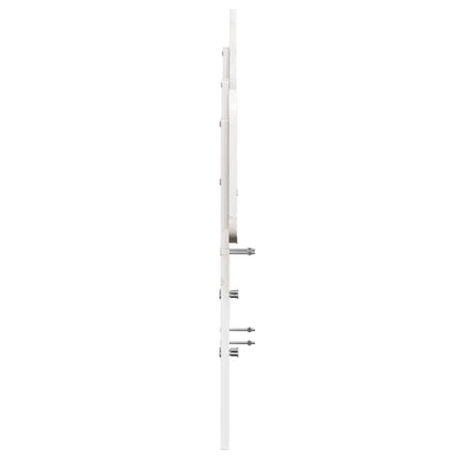 Testiera Bianca 150 cm in Legno Massello di Pino | homemem39