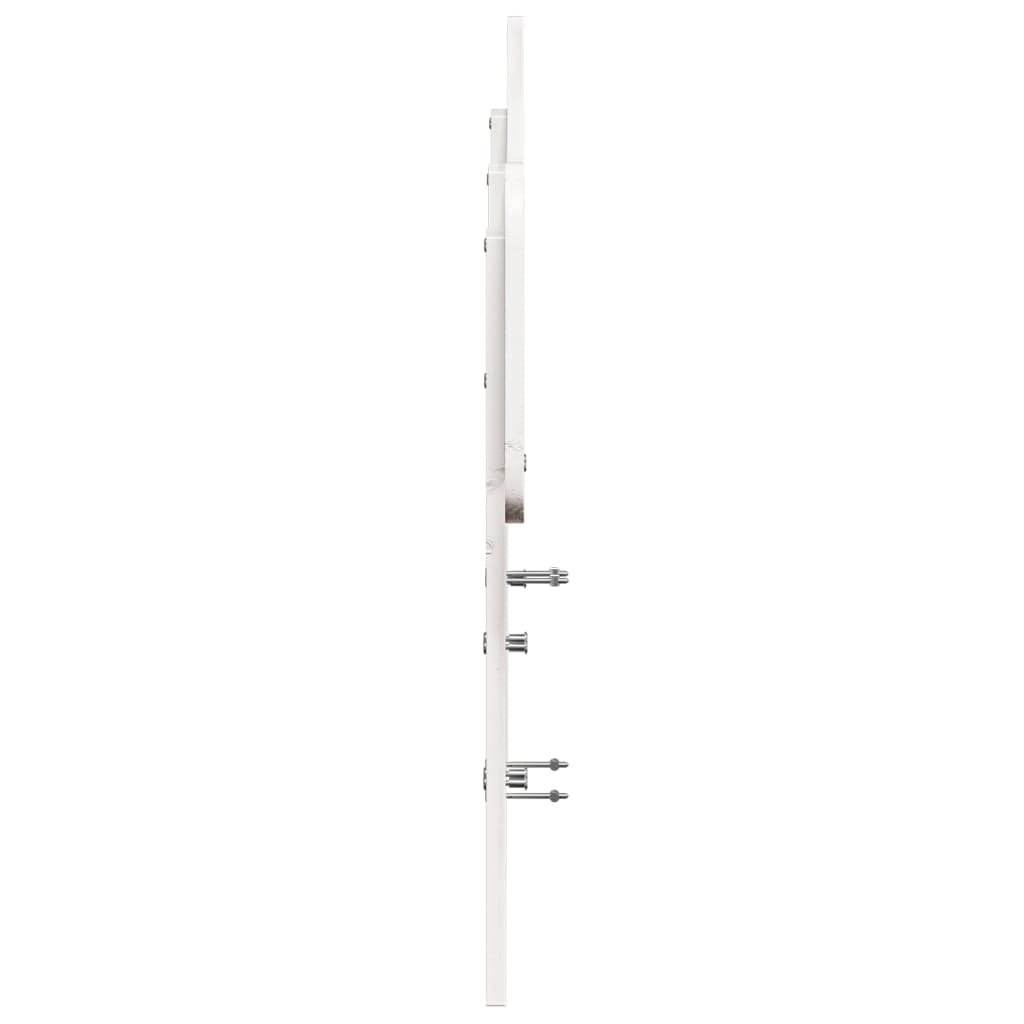 Testiera Bianca 135 cm in Legno Massello di Pino | homemem39