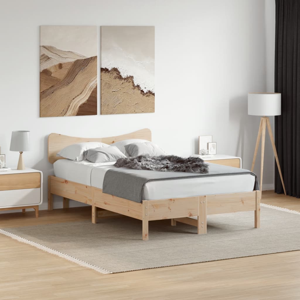Testiera 120 cm in Legno Massello di Pino | homemem39