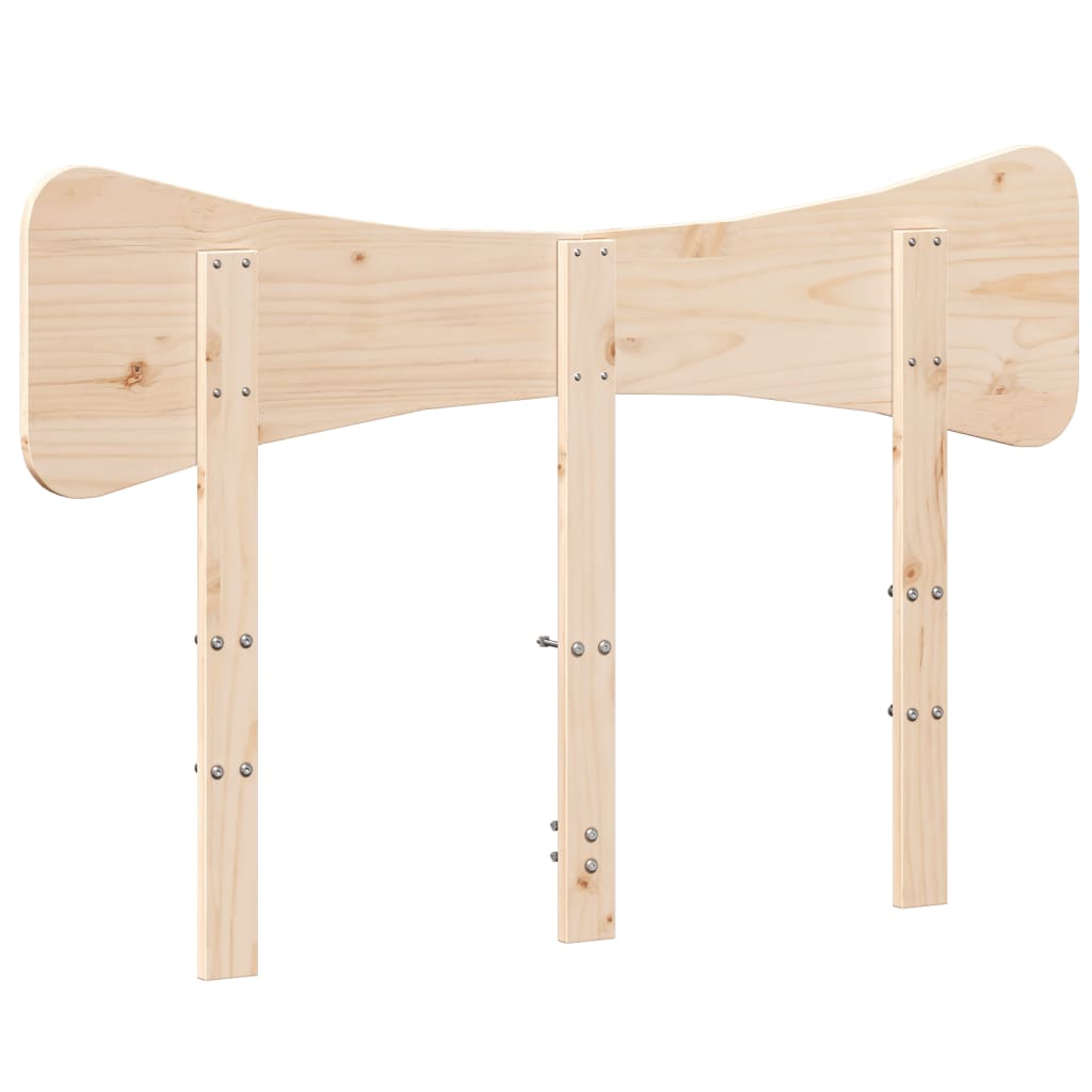 Testiera 120 cm in Legno Massello di Pino | homemem39