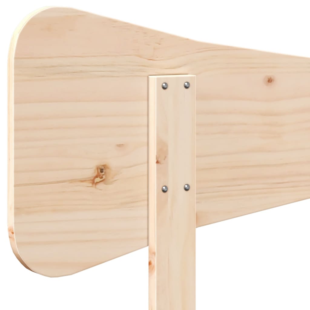 Testiera 120 cm in Legno Massello di Pino | homemem39