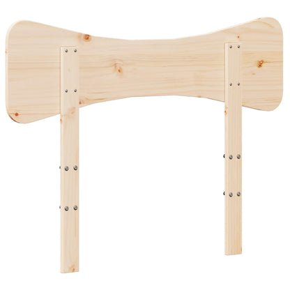 Testiera 90 cm in Legno Massello di Pino | homemem39