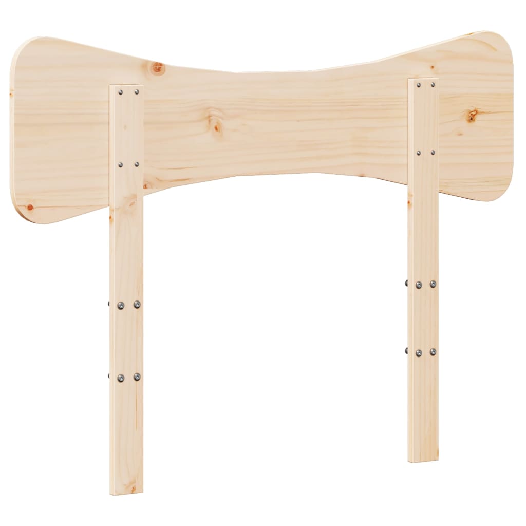 Testiera 75 cm in Legno Massello di Pino - homemem39