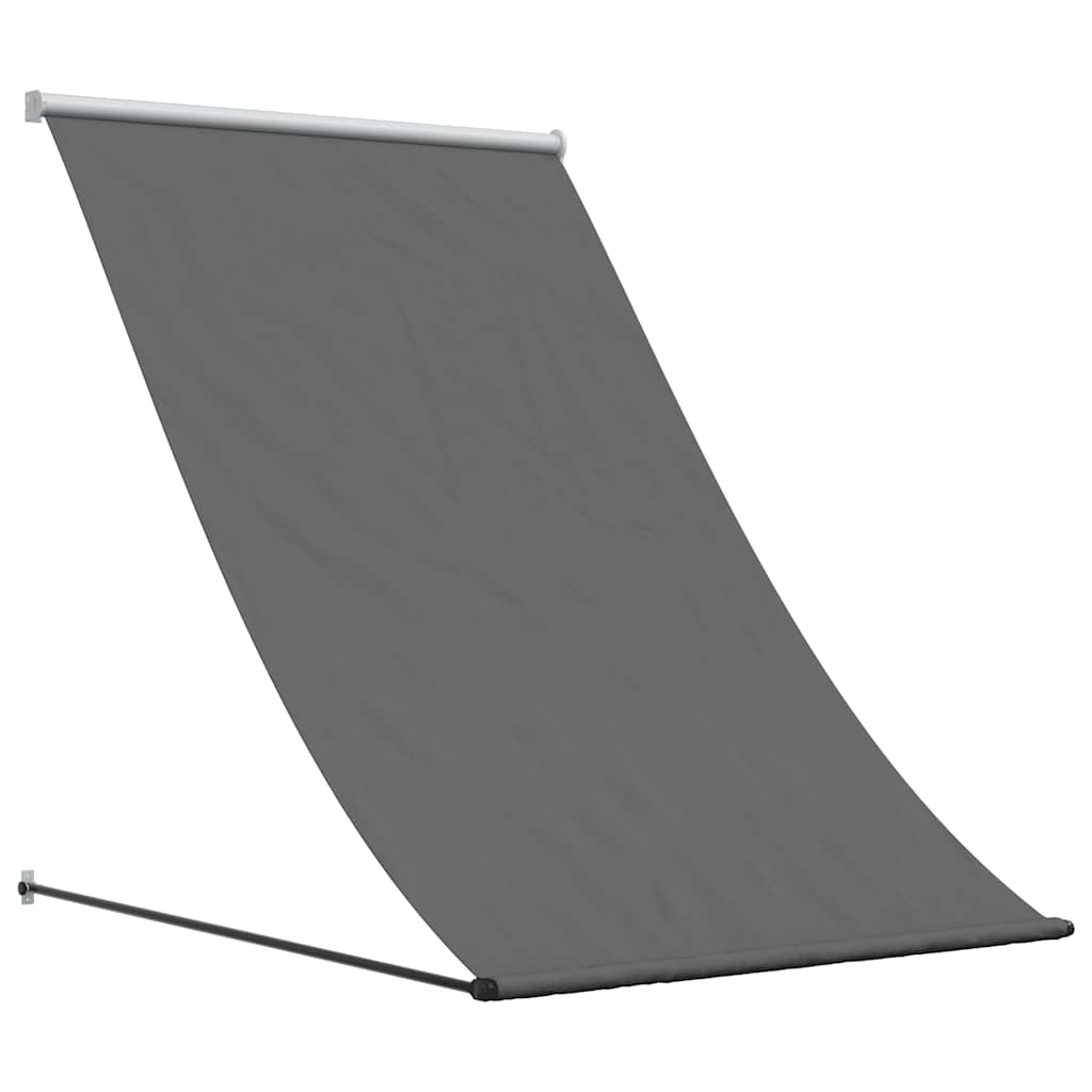 Tenda da Sole Retrattile Antracite 100x150 cm Tessuto e Acciaio | homemem39