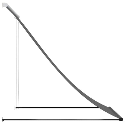 Tenda da Sole Retrattile Antracite 150x150 cm Tessuto e Acciaio