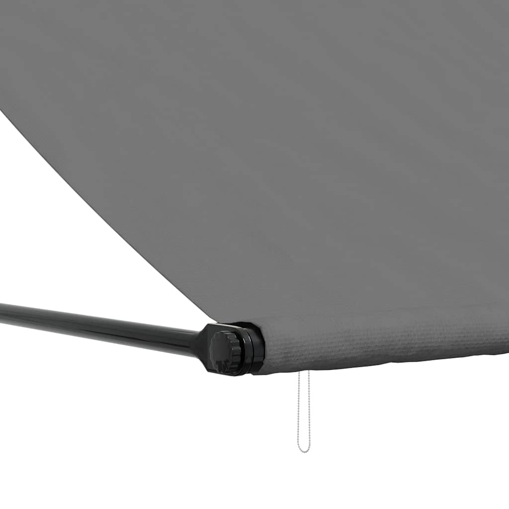 Tenda da Sole Retrattile Antracite 200x150 cm Tessuto e Acciaio | homemem39