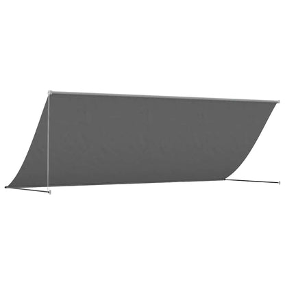 Tenda da Sole Retrattile Antracite 350x150 cm Tessuto e Acciaio | homemem39