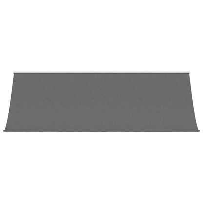 Tenda da Sole Retrattile Antracite 400x150 cm Tessuto e Acciaio