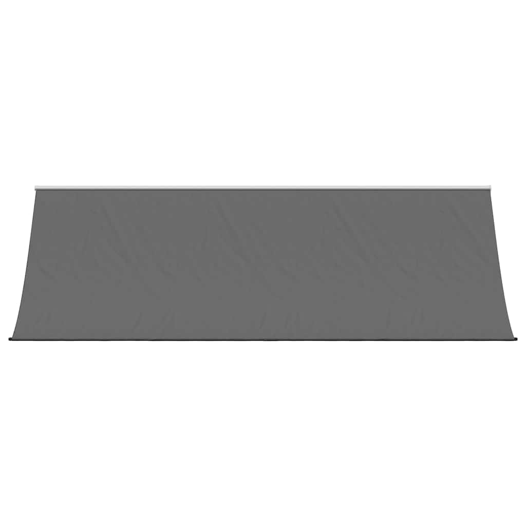 Tenda da Sole Retrattile Antracite 400x150 cm Tessuto e Acciaio